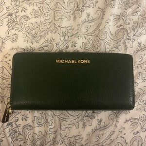 Green Michael Kors Wallet